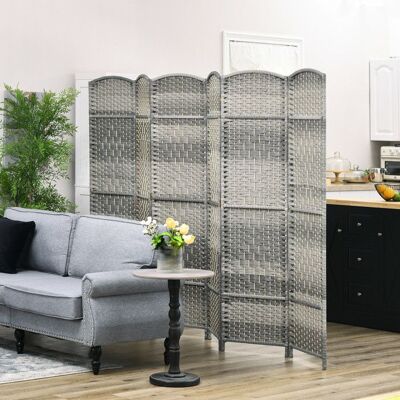 Generic Paravent intérieur en bois 6 panneaux séparateur de pièce pliable pour salon chambre 270 x 180 cm gris mélangé Gris - Publicité Generic Paravent intérieur en bois 6 panneaux séparateur de pièce pliable pour salon chambre 270 x 180 cm gris mélangé Gris - Publicité