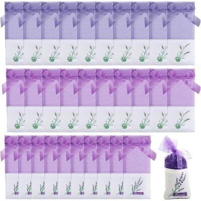 30 Sachet Lavande Vide Sachets Lavande en Organza Sacs Vides en Coton Violet Sachet Tissu pour Lavande avec Cordon de Serrage - Publicité 30 Sachet Lavande Vide Sachets Lavande en Organza Sacs Vides en Coton Violet Sachet Tissu pour Lavande avec Cordon de Serrage - Publicité