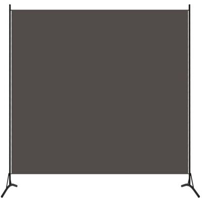 VIDAXL PromoParavent sur Pied LMT - Cloison de séparation 1 panneau Anthracite 175x180 cm 186Kg Gris - Publicité VIDAXL PromoParavent sur Pied LMT - Cloison de séparation 1 panneau Anthracite 175x180 cm 186Kg Gris - Publicité