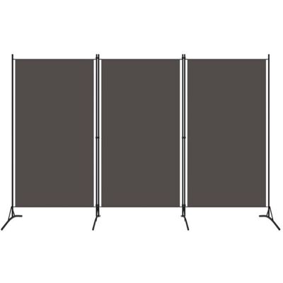 VIDAXL PromoParavent sur Pied LMT - Cloison de séparation 3 panneaux - Anthracite 260x180 cm 371Kg Gris - Publicité VIDAXL PromoParavent sur Pied LMT - Cloison de séparation 3 panneaux - Anthracite 260x180 cm 371Kg Gris - Publicité