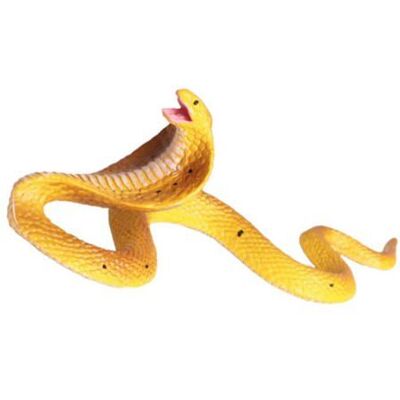 Figurine Serpent Cobra Plastique Jaune - Réaliste - Décor Maison/Bureau/Table Ambiance QIEDOVIEY - Publicité Figurine Serpent Cobra Plastique Jaune - Réaliste - Décor Maison/Bureau/Table Ambiance QIEDOVIEY - Publicité