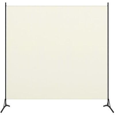 VIDAXL Elegant Cloison de séparation - Paravent salon 1 panneau Blanc crème 175x180 cm Bonne vie21421 - Crème 185 Kg Blanc - Publicité VIDAXL Elegant Cloison de séparation - Paravent salon 1 panneau Blanc crème 175x180 cm Bonne vie21421 - Crème 185 Kg Blanc - Publicité