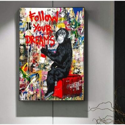 Graffiti Street Art Peintures Sur ToileModerne Pop Art Graffiti Fond Impressions Affiches Mur Art Décor Dessin Sans Cadre60×80cm Blanc - Publicité Graffiti Street Art Peintures Sur ToileModerne Pop Art Graffiti Fond Impressions Affiches Mur Art Décor Dessin Sans Cadre60×80cm Blanc - Publicité