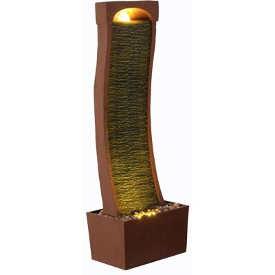 Fontaine - Teamson Home - Courbe Moderne Ardoise LED Rocher Rouge - rangement pratique - design moderne Rouge - Publicité Fontaine - Teamson Home - Courbe Moderne Ardoise LED Rocher Rouge - rangement pratique - design moderne Rouge - Publicité