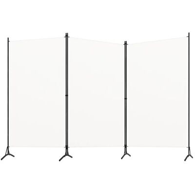 VIDAXL SALE 2025Cloison de séparation 3 panneaux - Paravent intérieur - Blanc 260x180 cm Tissu371 Kg 4998 Blanc - Publicité VIDAXL SALE 2025Cloison de séparation 3 panneaux - Paravent intérieur - Blanc 260x180 cm Tissu371 Kg 4998 Blanc - Publicité