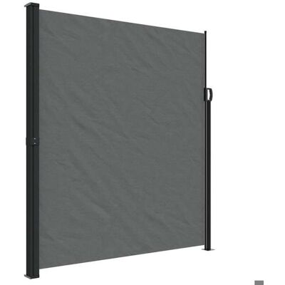VIDAXL Anthracite Paravent dextérieur - BKM - Store latéral rétractable Anthracite 220 x 300 cm_0479999 Gris - Publicité VIDAXL Anthracite Paravent dextérieur - BKM - Store latéral rétractable Anthracite 220 x 300 cm_0479999 Gris - Publicité