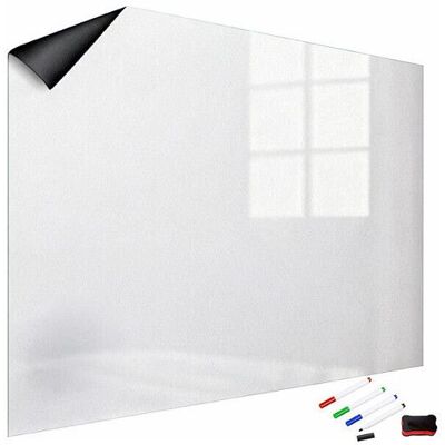 INFACTORY Film tableau blanc magnétique adhésif - 150 x 100 cm - Publicité INFACTORY Film tableau blanc magnétique adhésif - 150 x 100 cm - Publicité