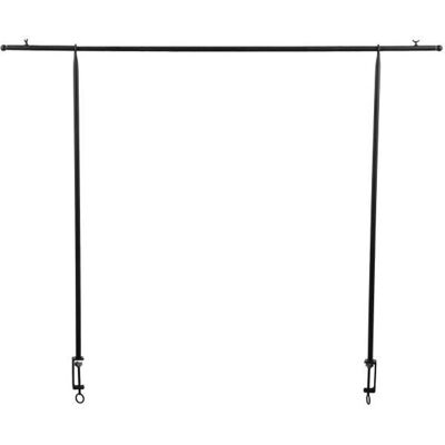 Potence de table Mica Decorations - Métal Noir - H110 x L130-250 cm Noir - Publicité Potence de table Mica Decorations - Métal Noir - H110 x L130-250 cm Noir - Publicité