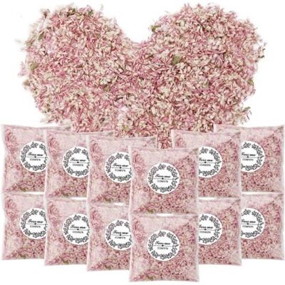 Confettis de Fleurs Séchées - PuretéavHom - 20 Paquets - Biodegradable - Décoration Mariage - Couleurs Vives Blanc - Publicité Confettis de Fleurs Séchées - PuretéavHom - 20 Paquets - Biodegradable - Décoration Mariage - Couleurs Vives Blanc - Publicité