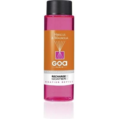 Recharge pour diffuseur de parfum - GOA - Hibiscus & Magnolia - 260 ml - Parfum magnolia framboise citron - Rose Rose - Publicité Recharge pour diffuseur de parfum - GOA - Hibiscus & Magnolia - 260 ml - Parfum magnolia framboise citron - Rose Rose - Publicité