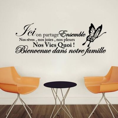 Noir citation de famille stickers muraux décoration de la maison -1476 Fond décran Noir - Publicité Noir citation de famille stickers muraux décoration de la maison -1476 Fond décran Noir - Publicité