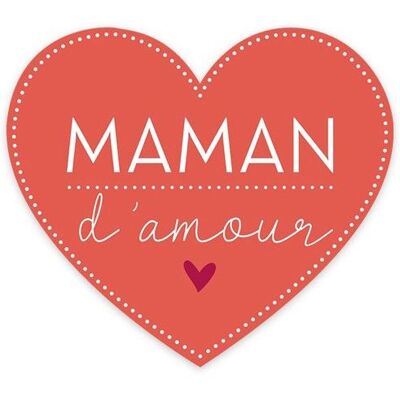 STC MAGNET CÉRAMIQUE CUR MAMAN AMOUR 9CM ROUGE Rouge - Publicité STC MAGNET CÉRAMIQUE CUR MAMAN AMOUR 9CM ROUGE Rouge - Publicité