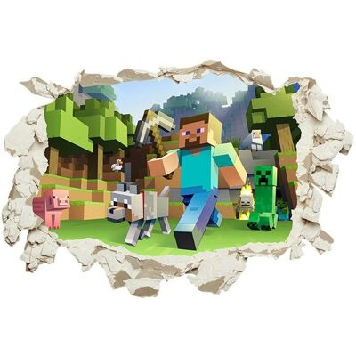 ALFOYU Sticker Mural 3D Chambre3D Autocollants Muraux Autocollants MurauxChambre EnfantDécoration Chambre Enfant-Style 1 Vert - Publicité ALFOYU Sticker Mural 3D Chambre3D Autocollants Muraux Autocollants MurauxChambre EnfantDécoration Chambre Enfant-Style 1 Vert - Publicité