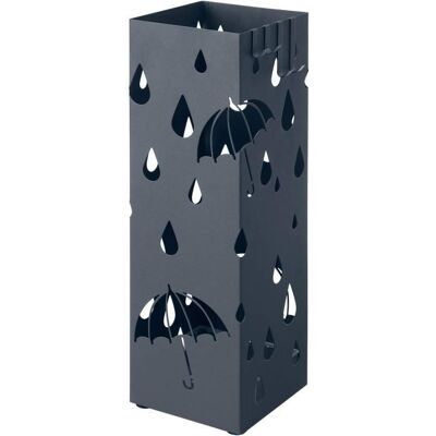 SONGMICS Porte-parapluies métallique avec réceptacle d’Eau et 4 Crochets 155 x 155 x 49 cm Gris Anthracite Gris - Publicité SONGMICS Porte-parapluies métallique avec réceptacle d’Eau et 4 Crochets 155 x 155 x 49 cm Gris Anthracite Gris - Publicité