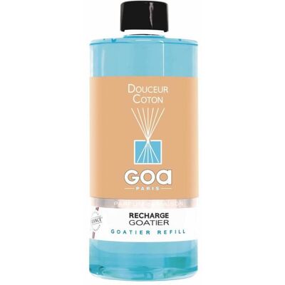 Parfum dintérieur - Recharge Diffuseur de parfum - Goatier Douceur Coton 500 ml Bleu - Publicité Parfum dintérieur - Recharge Diffuseur de parfum - Goatier Douceur Coton 500 ml Bleu - Publicité