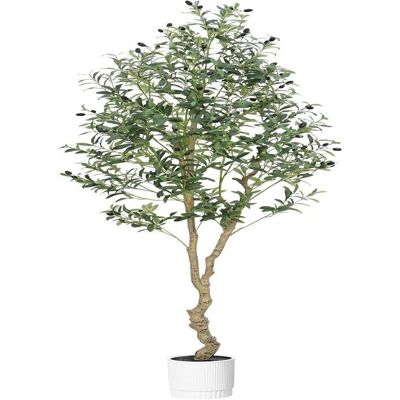 PROMIRACAL Arbre Artificiel-Plante Artificielle Olivier Plante Artificielle Réaliste Haute 150cm pour SalonChambreBureauDécoration Vert - Publicité PROMIRACAL Arbre Artificiel-Plante Artificielle Olivier Plante Artificielle Réaliste Haute 150cm pour SalonChambreBureauDécoration Vert - Publicité