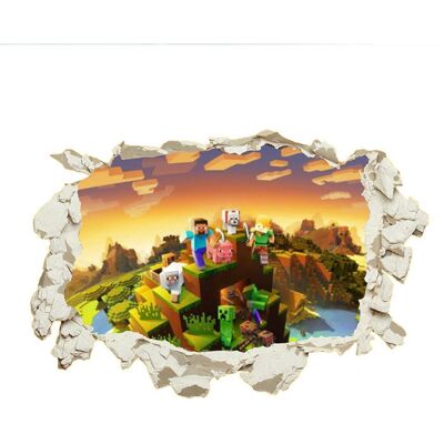 ALFOYU Sticker Mural 3D Chambre3D Autocollants Muraux Autocollants MurauxChambre EnfantDécoration Chambre Enfant-Style 2 - Publicité ALFOYU Sticker Mural 3D Chambre3D Autocollants Muraux Autocollants MurauxChambre EnfantDécoration Chambre Enfant-Style 2 - Publicité