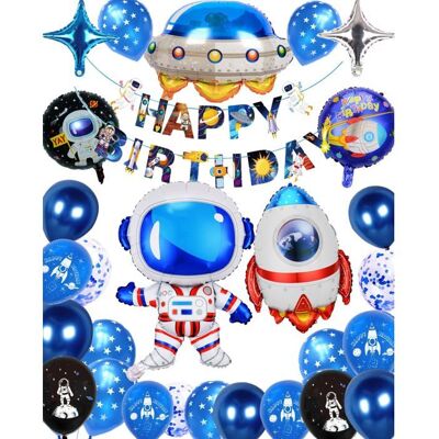 Décoration danniversaire spatiale astronaute fusée planètes ballon en aluminium décoration danniversaire pour garçon - Publicité Décoration danniversaire spatiale astronaute fusée planètes ballon en aluminium décoration danniversaire pour garçon - Publicité