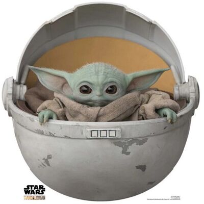 STAR CUTOUTS Figurine - Disney - Bébé Yoda - Taille réelle - 75 cm - Décoration intérieure Gris - Publicité STAR CUTOUTS Figurine - Disney - Bébé Yoda - Taille réelle - 75 cm - Décoration intérieure Gris - Publicité