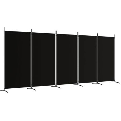 VIDAXL SALE 2025Paravent Décor MOOD - Cloison de séparation 5 panneaux - Salon & Balcon - Noir 433x180 cm Tissu Chill780118 Noir - Publicité VIDAXL SALE 2025Paravent Décor MOOD - Cloison de séparation 5 panneaux - Salon & Balcon - Noir 433x180 cm Tissu Chill780118 Noir - Publicité