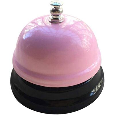 GIGICIAL Cloche dappel - Servir - Poudre - 5.5cm - 7.5cm - Acier inoxydable - Rose Rose - Publicité GIGICIAL Cloche dappel - Servir - Poudre - 5.5cm - 7.5cm - Acier inoxydable - Rose Rose - Publicité