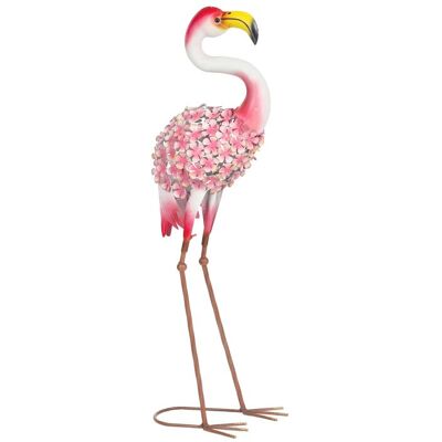 Statue de Jardin Flamant Rose - Outsunny - Sculpture dOiseau en Métal avec Plumes Florales - 28 x 19 x 83 cm - Rouge Rouge - Publicité Statue de Jardin Flamant Rose - Outsunny - Sculpture dOiseau en Métal avec Plumes Florales - 28 x 19 x 83 cm - Rouge Rouge - Publicité