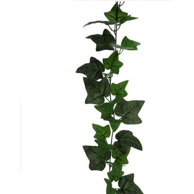 SANTEX Belle et grande guirlande de Lierre verte de 220cm en tissu (x1) REF/6893 thème: Champêtre nature Vert - Publicité SANTEX Belle et grande guirlande de Lierre verte de 220cm en tissu (x1) REF/6893 thème: Champêtre nature Vert - Publicité