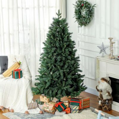 Generic Sapin de Noël Artificiel 180 cm Arbre de Noël avec support en acier pliable 1061 branches décoration de Noël vert Vert - Publicité Generic Sapin de Noël Artificiel 180 cm Arbre de Noël avec support en acier pliable 1061 branches décoration de Noël vert Vert - Publicité