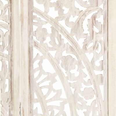 VIDAXL Blanc Cloison de séparation - MANGO - Séparateur de pièces - Pour salon - 3 panneaux/treillis - Blanc 120x165 cm Bois manguier Blanc - Publicité VIDAXL Blanc Cloison de séparation - MANGO - Séparateur de pièces - Pour salon - 3 panneaux/treillis - Blanc 120x165 cm Bois manguier Blanc - Publicité
