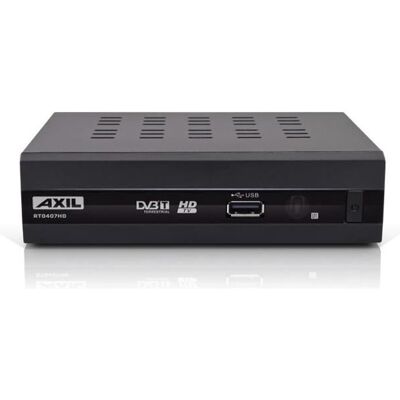 Décodeur TNT HD - AXIL - RT407 - HDMI - USB - Compatible Full HD Noir - Publicité Décodeur TNT HD - AXIL - RT407 - HDMI - USB - Compatible Full HD Noir - Publicité
