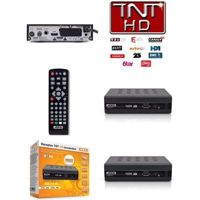 Décodeur Récepteur numérique terrestre TV TNT DVB-T HD HDMI Noir - Publicité Décodeur Récepteur numérique terrestre TV TNT DVB-T HD HDMI Noir - Publicité