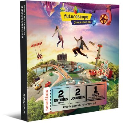 Coffret Cadeau SMARTBOX - Futuroscope - Séjour de 2 jours pour 2 adultes - 2 jours au Futuroscope et 1 nuit avec petit-déjeuner à - Publicité Coffret Cadeau SMARTBOX - Futuroscope - Séjour de 2 jours pour 2 adultes - 2 jours au Futuroscope et 1 nuit avec petit-déjeuner à - Publicité