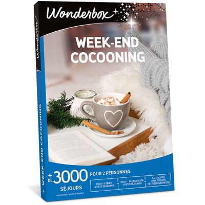 Coffret Cadeau - WONDERBOX - Week-end cocooning - Publicité Coffret Cadeau - WONDERBOX - Week-end cocooning - Publicité