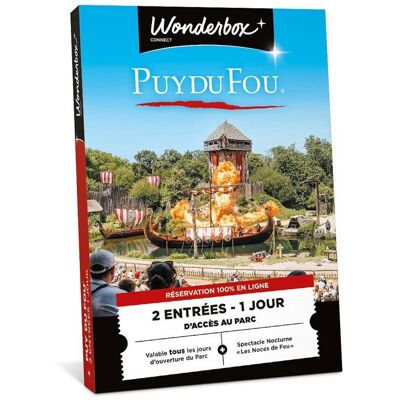 Coffret cadeau - WONDERBOX CONNECT - Puy Du Fou - 2 entrées - 1 jour - Valable 27 mois - Publicité Coffret cadeau - WONDERBOX CONNECT - Puy Du Fou - 2 entrées - 1 jour - Valable 27 mois - Publicité