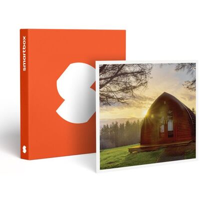 Coffret Cadeau SMARTBOX - Escapade insolite de 2 jours en duo - 1 nuit de glamping avec petit-déjeuner pour 2 personnes - Publicité Coffret Cadeau SMARTBOX - Escapade insolite de 2 jours en duo - 1 nuit de glamping avec petit-déjeuner pour 2 personnes - Publicité