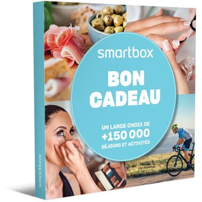 SMARTBOX - Bon Cadeau - 10 euros - Coffret Cadeau 10 euros en Bon cadeau pour accéder à tout l’univers des expériences Smartbox - Publicité SMARTBOX - Bon Cadeau - 10 euros - Coffret Cadeau 10 euros en Bon cadeau pour accéder à tout l’univers des expériences Smartbox - Publicité