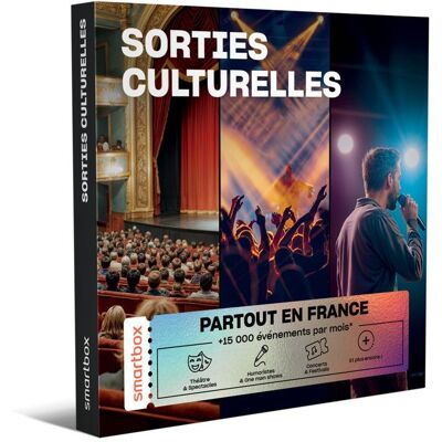 Coffret Cadeau SMARTBOX - Sorties Culturelles - Bon cadeau à valoir - Publicité Coffret Cadeau SMARTBOX - Sorties Culturelles - Bon cadeau à valoir - Publicité