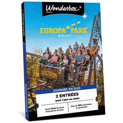 Coffret Cadeau - WONDERBOX CONNECT - Europa-Park - 1 Jour en duo - 2 entrées pour 1 jour au choix - Publicité Coffret Cadeau - WONDERBOX CONNECT - Europa-Park - 1 Jour en duo - 2 entrées pour 1 jour au choix - Publicité