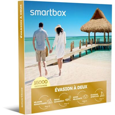 Coffret Cadeau SMARTBOX - Évasion à deux - 1 séjour ou 1 activité romantique pour 2 personnes - Publicité Coffret Cadeau SMARTBOX - Évasion à deux - 1 séjour ou 1 activité romantique pour 2 personnes - Publicité