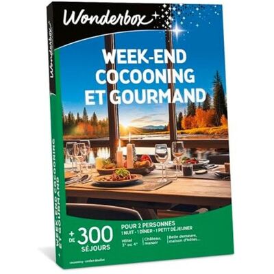 Coffret Cadeau - WONDERBOX - Week-End Cocooning - Séjour - Mixte - Code dactivation - Publicité Coffret Cadeau - WONDERBOX - Week-End Cocooning - Séjour - Mixte - Code dactivation - Publicité