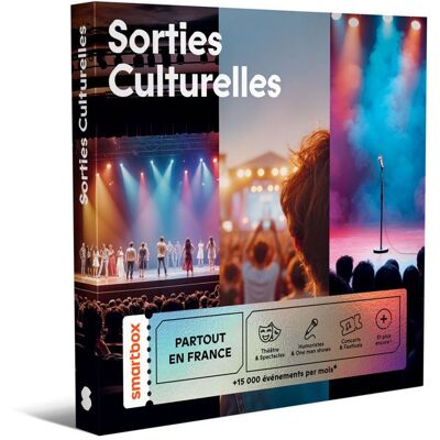 Coffret Cadeau SMARTBOX - Sorties Culturelles - Bon cadeau à valoir - Publicité Coffret Cadeau SMARTBOX - Sorties Culturelles - Bon cadeau à valoir - Publicité