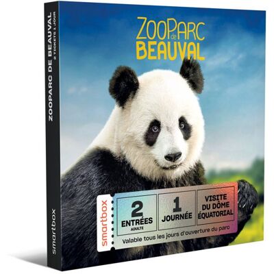 Coffret Cadeau SMARTBOX - ZooParc de Beauval 2026 - 2 billets adultes - 2 entrées adulte pour 1 journée daccès au ZooParc de - Publicité Coffret Cadeau SMARTBOX - ZooParc de Beauval 2026 - 2 billets adultes - 2 entrées adulte pour 1 journée daccès au ZooParc de - Publicité