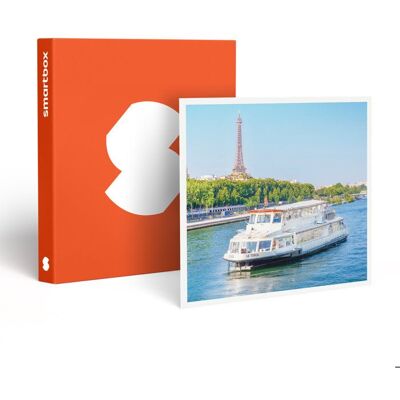 Coffret Cadeau SMARTBOX - 2h dexcursion sur la Seine avec dîner pour 2 personnes - 2h dexcursion sur la Seine avec dîner pour 2 - Publicité Coffret Cadeau SMARTBOX - 2h dexcursion sur la Seine avec dîner pour 2 personnes - 2h dexcursion sur la Seine avec dîner pour 2 - Publicité