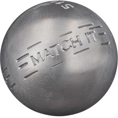 Boules de pétanque M3it minimes strie t 65mm poids 510g - Obut Gris - Publicité Boules de pétanque M3it minimes strie t 65mm poids 510g - Obut Gris - Publicité