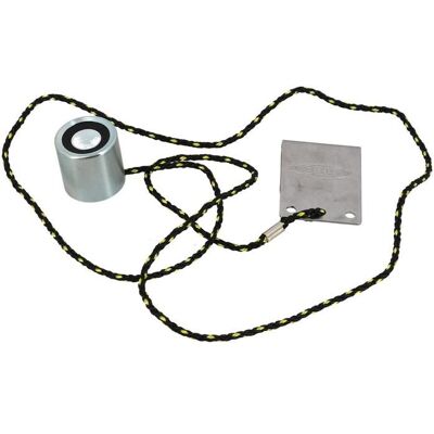OBUT Bizouboule - Ramasse-boules magnétique pétanque cordelette 100 cm Gris - Publicité OBUT Bizouboule - Ramasse-boules magnétique pétanque cordelette 100 cm Gris - Publicité