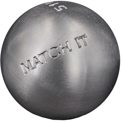 Boules de pétanque M3it minimes strie 0 65mm poids 510g - Obut Gris - Publicité Boules de pétanque M3it minimes strie 0 65mm poids 510g - Obut Gris - Publicité