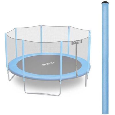 Poteau pour trampoline - Neo-Sport - Bleu - 180 cm - Pour trampolines 8-15 pieds - Filet extérieur - Montage facile Bleu - Publicité Poteau pour trampoline - Neo-Sport - Bleu - 180 cm - Pour trampolines 8-15 pieds - Filet extérieur - Montage facile Bleu - Publicité