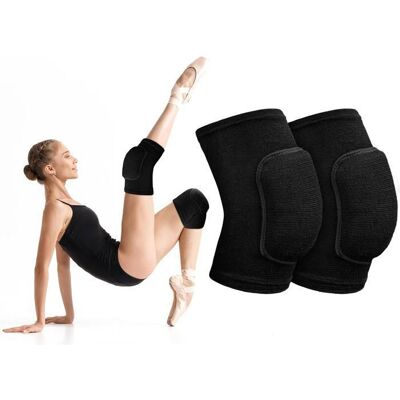 AMICUMCAR Genouillères de sport en mousse antidérapante épaisse pour la danse le volley-ball le yoga et autres sports unisexe taille M Noir - Publicité AMICUMCAR Genouillères de sport en mousse antidérapante épaisse pour la danse le volley-ball le yoga et autres sports unisexe taille M Noir - Publicité