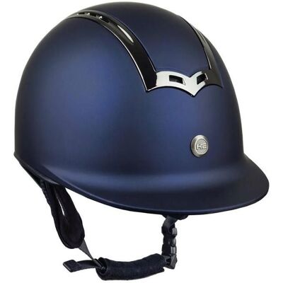 Casque déquitation Horsenjoy Genius Gun Smoke - navy Bleu - Publicité Casque déquitation Horsenjoy Genius Gun Smoke - navy Bleu - Publicité