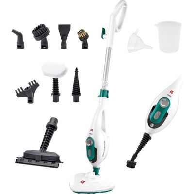 CHOUMICHA SAVEURS FRANCE AGRO Steamclean Multi10max 10 en 1 Balai Vapeur Nettoyeur Multifonctions1500WÉlimine 99.9% des Virus et des BactériesManche - Publicité CHOUMICHA SAVEURS FRANCE AGRO Steamclean Multi10max 10 en 1 Balai Vapeur Nettoyeur Multifonctions1500WÉlimine 99.9% des Virus et des BactériesManche - Publicité
